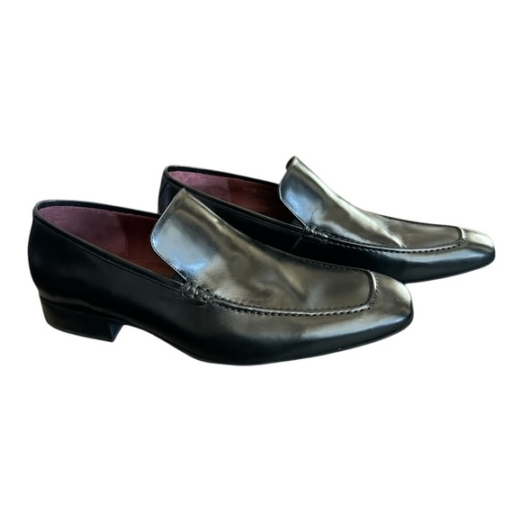 Massimo Matteo Men’s Velvet Slip-On Loafers - Black - Size 11 - New - Picture 1 of 7